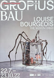 Louise Bourgeois exhibition poster - The Woven Child - French American artist - museum artist - art print