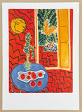 Henri Matisse exhibition poster - red interior - still life - room - French Art - museum artist - art print