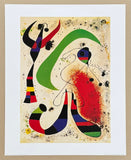 Joan Miro exhibition poster - La Nuit - The night - museum artist - art print - surrealism - offset litho - 1999