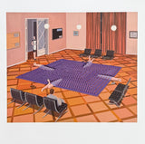 Thomas Huber exhibition poster - Seance - contemporary art - museum artist - art print - Swiss artist