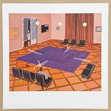 Thomas Huber exhibition poster - Seance - contemporary art - museum artist - art print - Swiss artist
