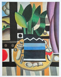 Fernand Leger exhibition poster - Still life - table - museum artist - art print - cubism