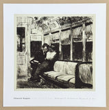 Edward Hopper exhibition poster - Night on the El Train - Wadsworth Atheneum Museum of Art - art print - 2016