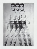 Andy Warhol exhibition poster - Triple Elvis - Cowboy - Revolver - pop-art - museum artist - art print - 2018