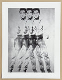Andy Warhol exhibition poster - Triple Elvis - Cowboy - Revolver - pop-art - museum artist - art print - 2018