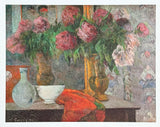 Paul Gauguin exhibition poster - The white bowl - still life - museum artist - art print