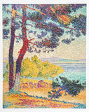 Henri Edmond Cross exhibition poster - Après midi à Pardigon - impressionist - pointillism - delacroix - signac - museum artist - art print