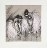 Edgar Degas exhibition poster - Premiere - Ballet dancing - class room - museum artist -art print