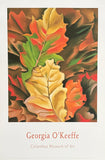 Georgia O'Keeffe exhibition poster - Autumn Leaves - Columbus museum of Art - museum artist - art print