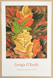 Georgia O'Keeffe exhibition poster - Autumn Leaves - Columbus museum of Art - museum artist - art print