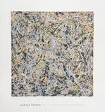 Jackson Pollock exhibition poster - Number 4 - Yale University Art Gallery - American artist - expressionist - art print - 2017