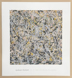 Jackson Pollock exhibition poster - Number 4 - Yale University Art Gallery - American artist - expressionist - art print - 2017