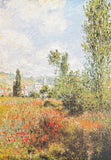 Claude Monet exhibition poster - Landscape in Ile Saint-Martin - impressionist - romantic - museum artist - large art print