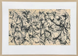 Jackson Pollock exhibition poster - Number 32, 1950 - museum artist - art print