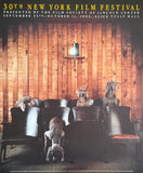 William Wegman exhibition poster - Scary movie - 30th New York Film Festival - museum artist - art print - 1992