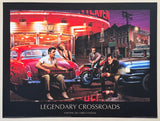 Chris Consani exhibition poster - Legendary Crossroads - American Diner - famous - celebrities - Hollywood - art print - realism
