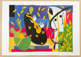 Henri Matisse exhibition poster - Tristesse du roi, 1952 - French Art - museum artist - art print - 1999