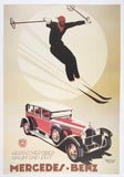 Mercedes Benz exhibition poster - auto - garage - car race - quality reproduction - art print