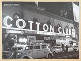 Cotton Club exhibition poster - New York City - black white photography - art print