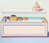 Wayne Thiebaud exhibition poster - Bakery Case - museum artist - art print