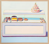 Wayne Thiebaud exhibition poster - Bakery Case - museum artist - art print