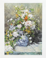 Pierre Auguste Renoir exhibition poster - Large vase with flowers - still life - museum artist - art print