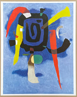 Willi Baumeister exhibition poster - Bluxao 5 - German painter - museum artist - art print