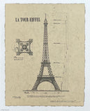 La Tour Eiffel exhibition poster - Paris - historical building - Eiffel Tower - architecture - museum - art print - architect