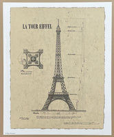 La Tour Eiffel exhibition poster - Paris - historical building - Eiffel Tower - architecture - museum - art print - architect