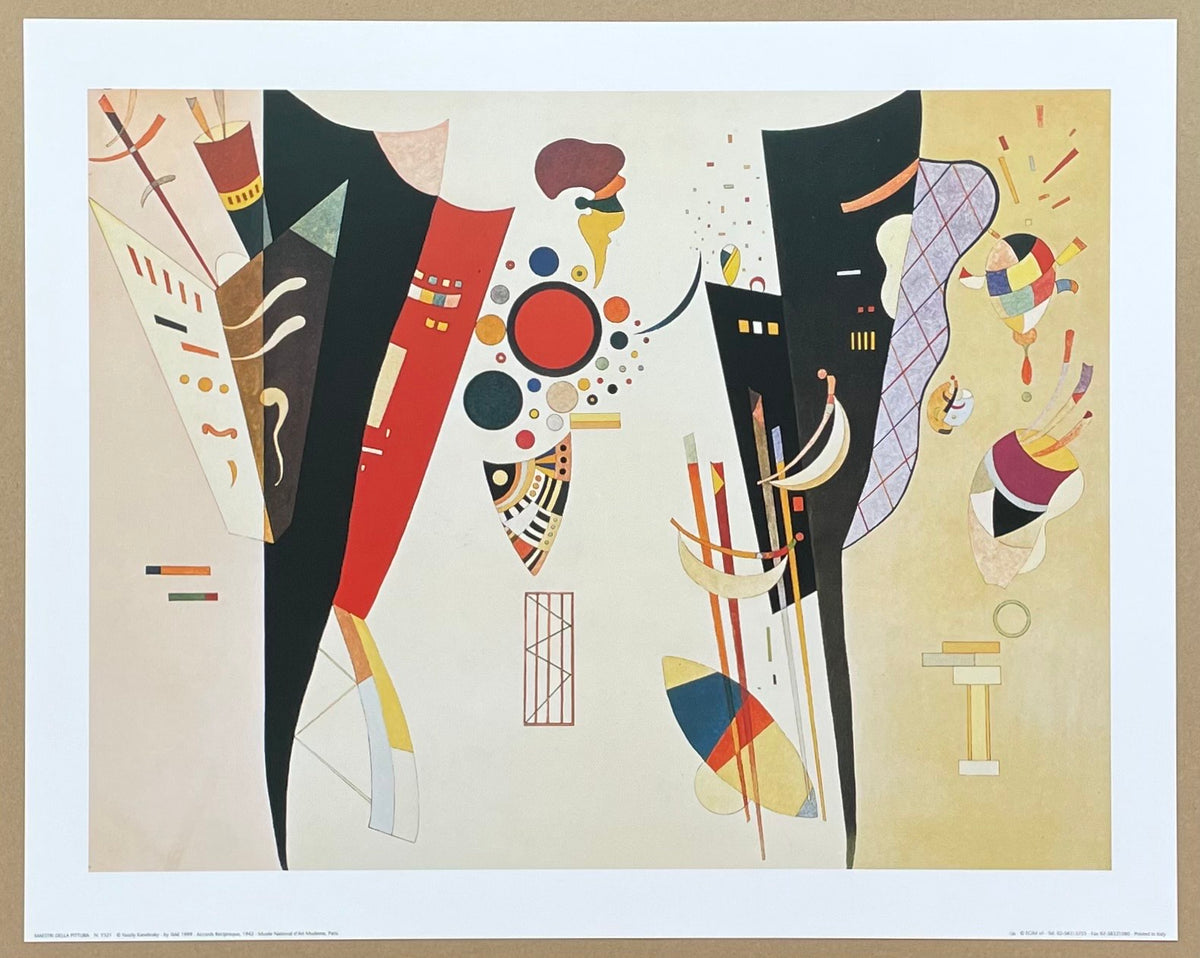 Kandinsky exhibition poster - Accords Reciproque - museum artist - art ...