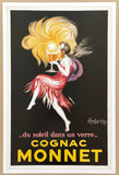 Cognac Monnet exhibition poster - wine - cheers - drinks - decorative art print - restaurant - bar - reproduction - Leonetto Cappiello