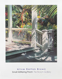 Alice Dalton Brown exhibition poster - Small Glittering Porch - Fischbach Gallery - American artist - art print