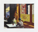 Edward Hopper exhibition poster - Chop Suey - museum artist - art print - New York - offset lithograph - restaurant