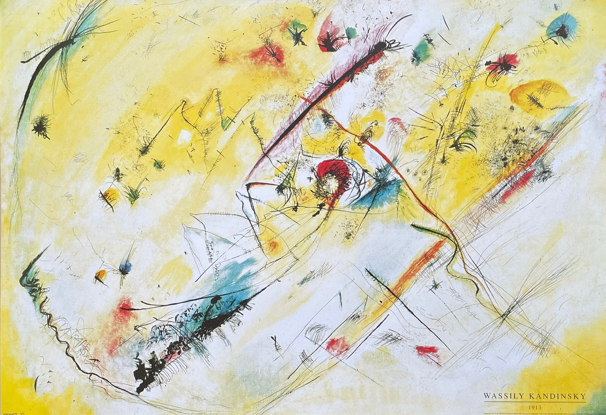 Kandinsky exhibition poster - 1913 - museum artist - art print - expre ...
