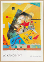 Wassily Kandinsky exhibition poster - Stille Harmonie, 1924 - museum artist - large art print