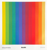 Ellsworth Kelly exhibition poster - Spectrum IV - MoMA New York - offset lithograph - museum artist - art print