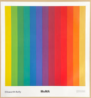 Ellsworth Kelly exhibition poster - Spectrum IV - MoMA New York - offset lithograph - museum artist - art print