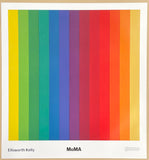 Ellsworth Kelly exhibition poster - Spectrum IV - MoMA New York - offset lithograph - museum artist - art print