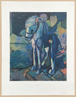 Kees Verwey exhibition poster - Little horse - museum artist - art print - 1970s