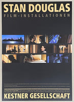 Stan Douglas exhibition poster - Film Installation - Kestner-Gesellschaft Hannover - museum artist - art print - surrealism - 2003
