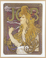 Alfons Mucha exhibition poster - Art Nouveau - Lady - museum artist - art print - Jugenstil - Prague - Czech - job cigarettes - reproduction
