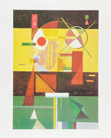 Wassily Kandinsky exhibition poster - Decomposed Tension - museum artist - art print - 1996