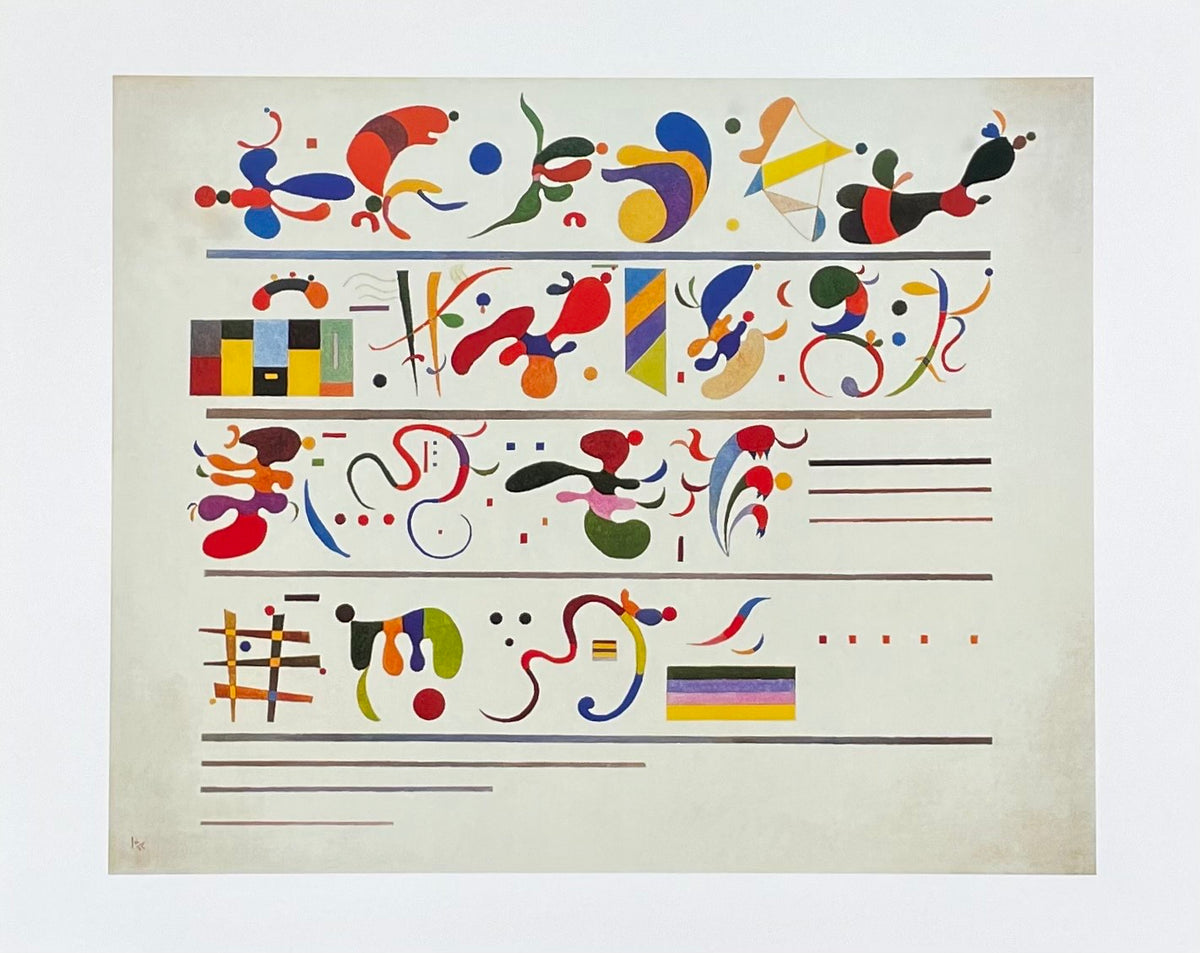 Kandinsky exhibition poster - Untitled - museum artist - art print - m ...