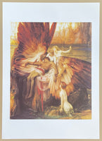 Herbert Draper exhibition poster - The lament for Icarus - museum artist - art print