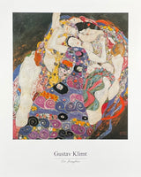 Gustav Klimt exhibition poster - The Virgin - museum artist - art print - offset litho