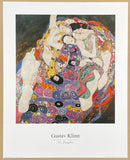 Gustav Klimt exhibition poster - The Virgin - museum artist - art print - offset litho