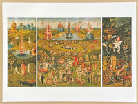 Hiëronymus Bosch exhibition poster - The garden of early delights - museum artist - art print - Jheronimus