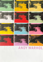 Andy Warhol exhibition poster - Twelve electric chairs - pop art - museum artist - art print