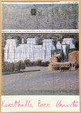 Christo exhibition poster - Wrapped Reichstag - Berlin - Kunsthalle Bonn - museum artist - art print