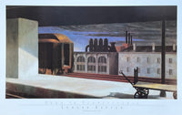 Edward Hopper exhibition poster - Dawn in Pennsylvania - Terra Museum of American Art - museum artist - art print - train station